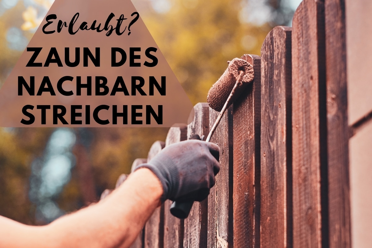 Darf ich den Zaun meines Nachbarn streichen? - Titelbild